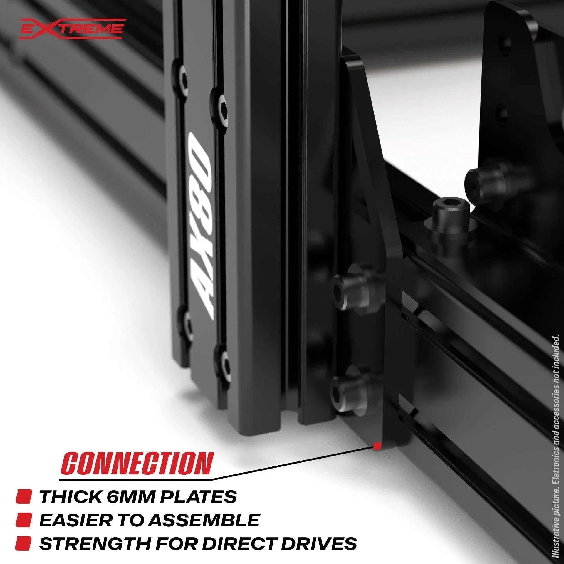 AX80 ALUMINUM PROFILE SIM RACING RIG 2025 - Garage Rebel