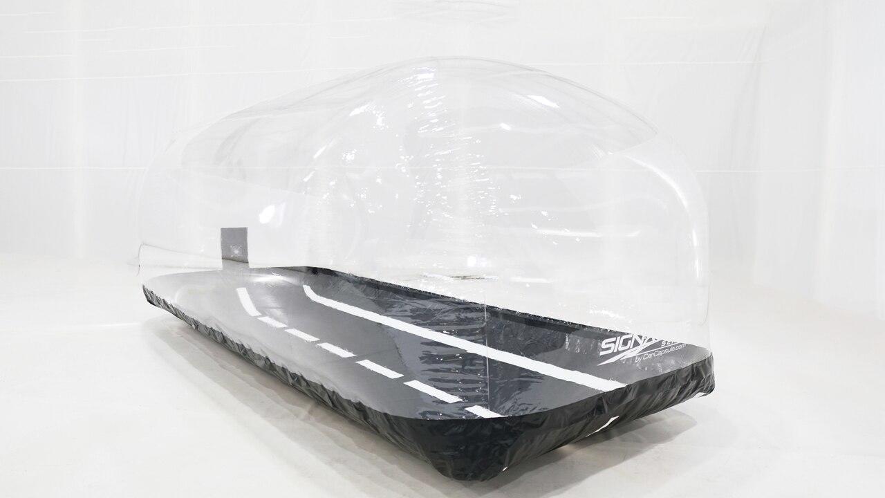 14' Tall Signature Series CarCapsule Indoor w/Road Emblazoned Floor & Intellicharger Included (Patent Pending)