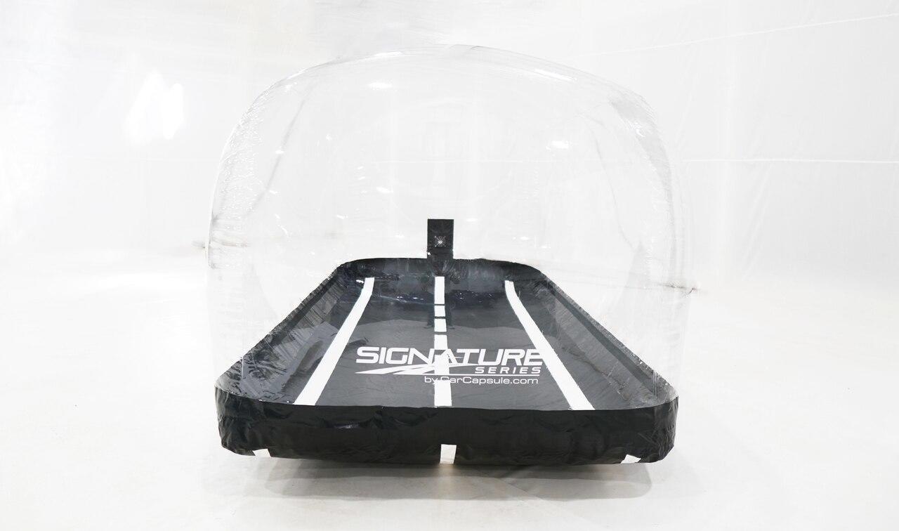 20' Tall Signature Series CarCapsule Indoor w/Road Emblazoned Floor & Intellicharger Included (Patent Pending)