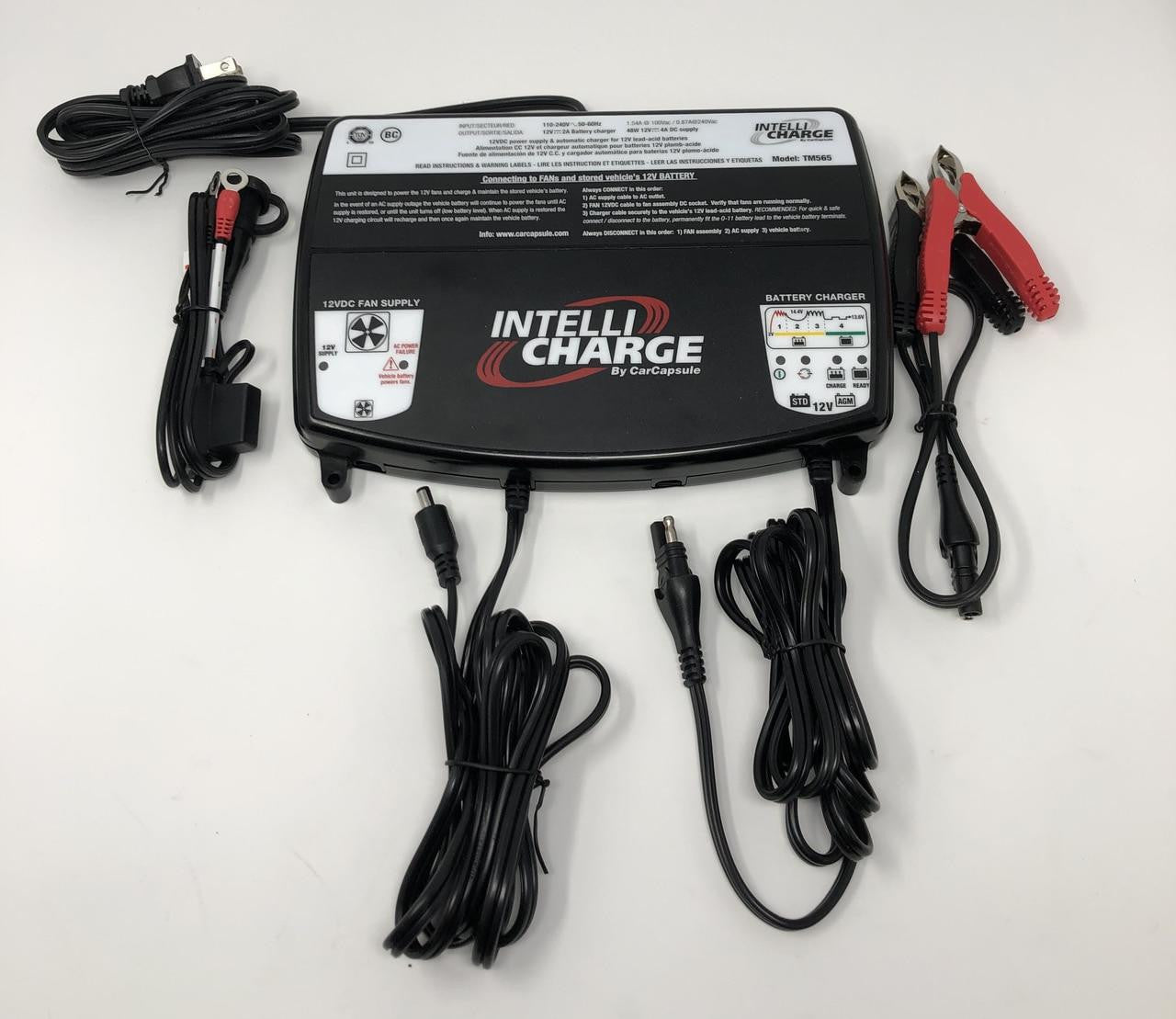 Dual IntelliCharge for Use With Outdoor CarCapsule Only (Dual Fans)