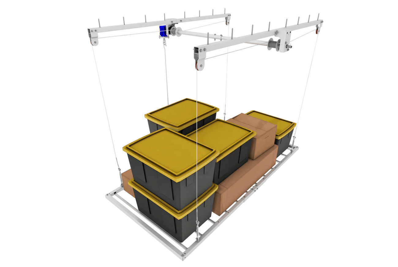 E - Z Lift PRO RV - 4x8 [700 lbs] 17' Drop - Garage Rebel