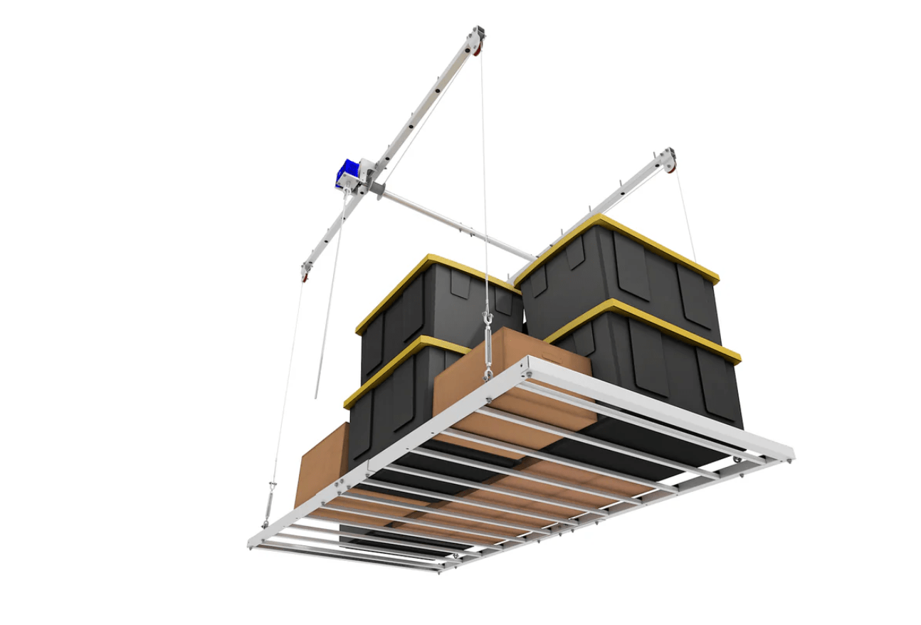 E - Z Lift PRO RV - 4x8 [700 lbs] 17' Drop - Garage Rebel