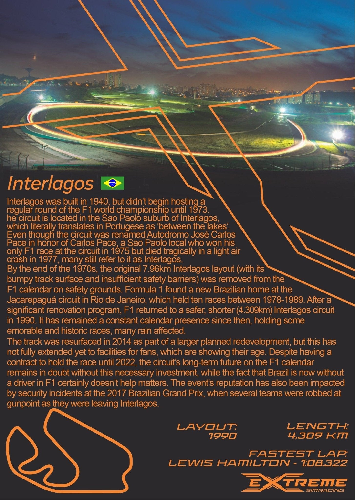 ESR DECORATIVE TRACK - INTERLAGOS / BRAZIL - Garage Rebel