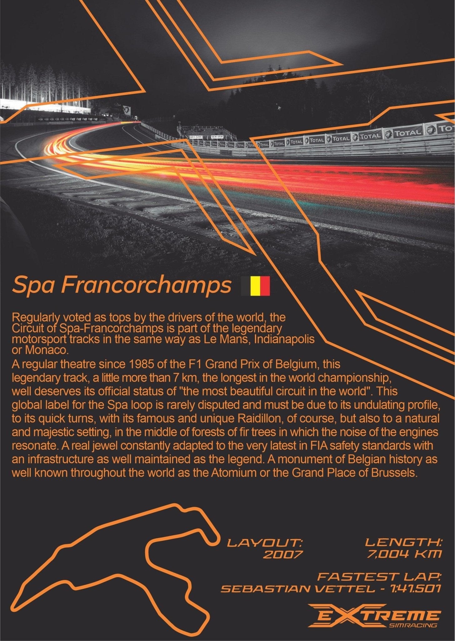 ESR DECORATIVE TRACK - SPA-FRANCORCHAMPS / BELGIUM - Garage Rebel