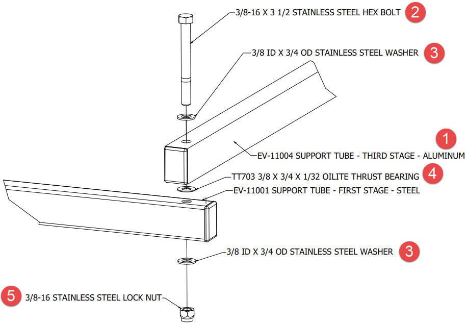 EV Hover 3-Foot Extender Arm for the EV Hover (V.4)