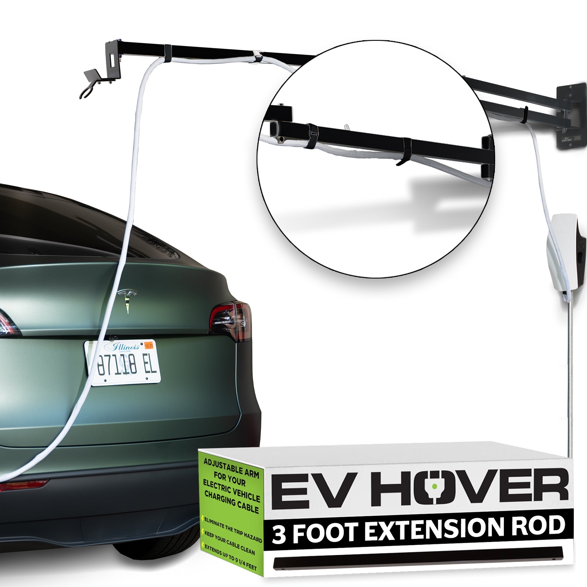 EV Hover 3-Foot Extender Arm for the EV Hover (V.4)