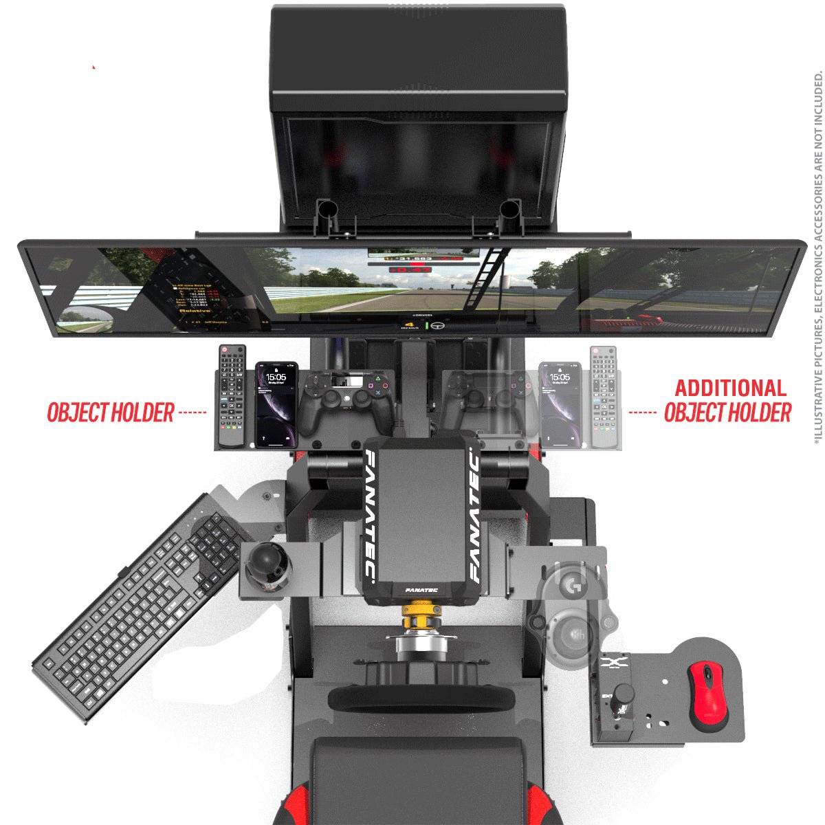 EXTRA OBJECT HOLDER FOR VIRTUAL EXPERIENCE 3.0 / P1 3.0 / CHASSIS 3.0 / XT PREMIUM 3.0 - Garage Rebel