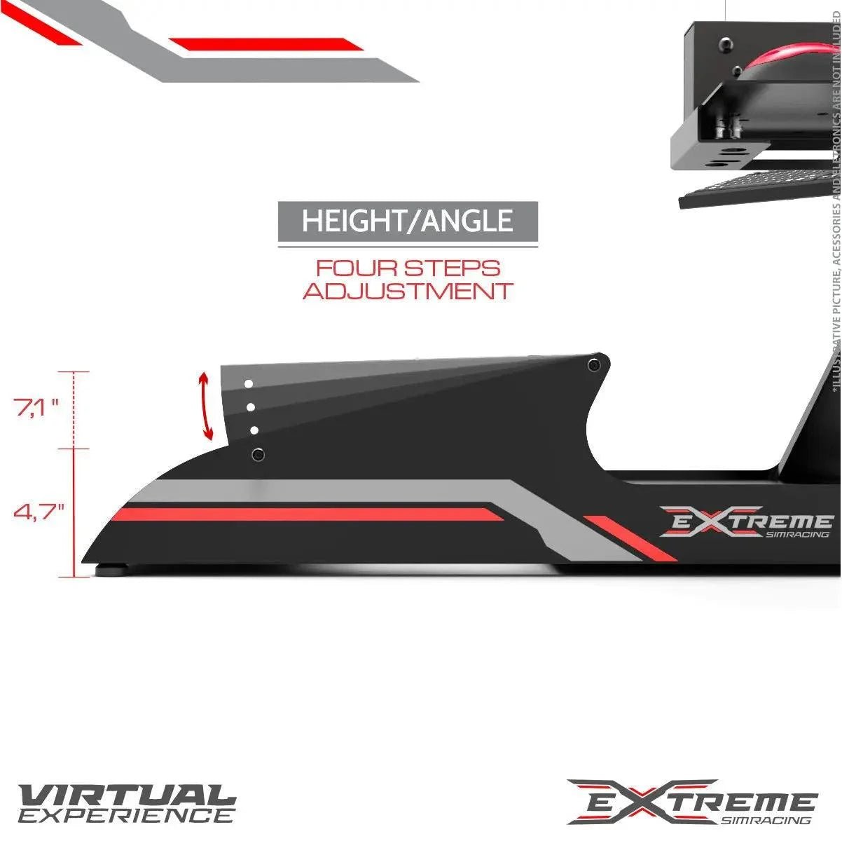 EXTREME SIM RACING CHASSIS 3.0 - FULL OF ACCESSORIES - Garage Rebel