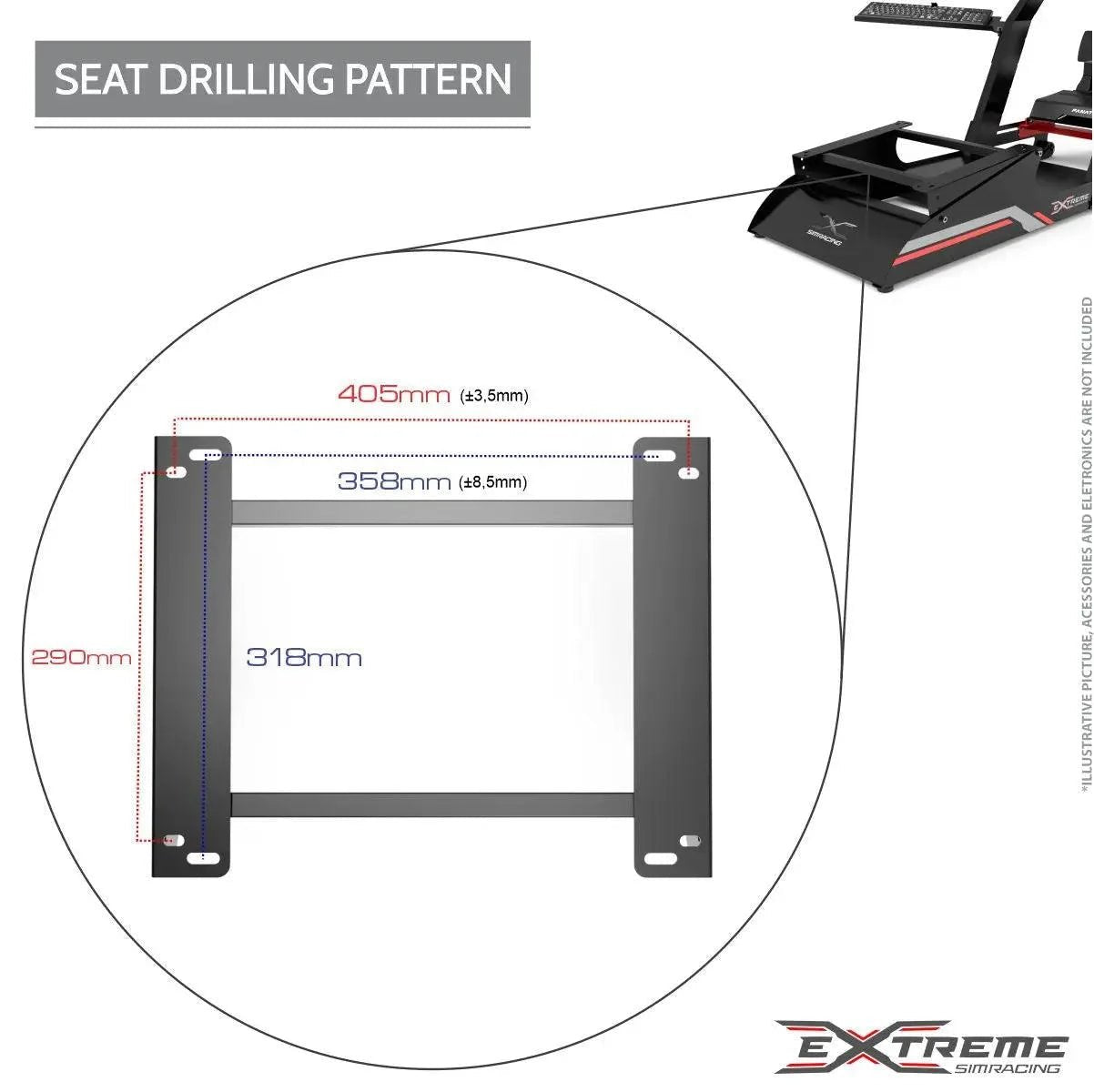 EXTREME SIM RACING CHASSIS 3.0 - FULL OF ACCESSORIES - Garage Rebel