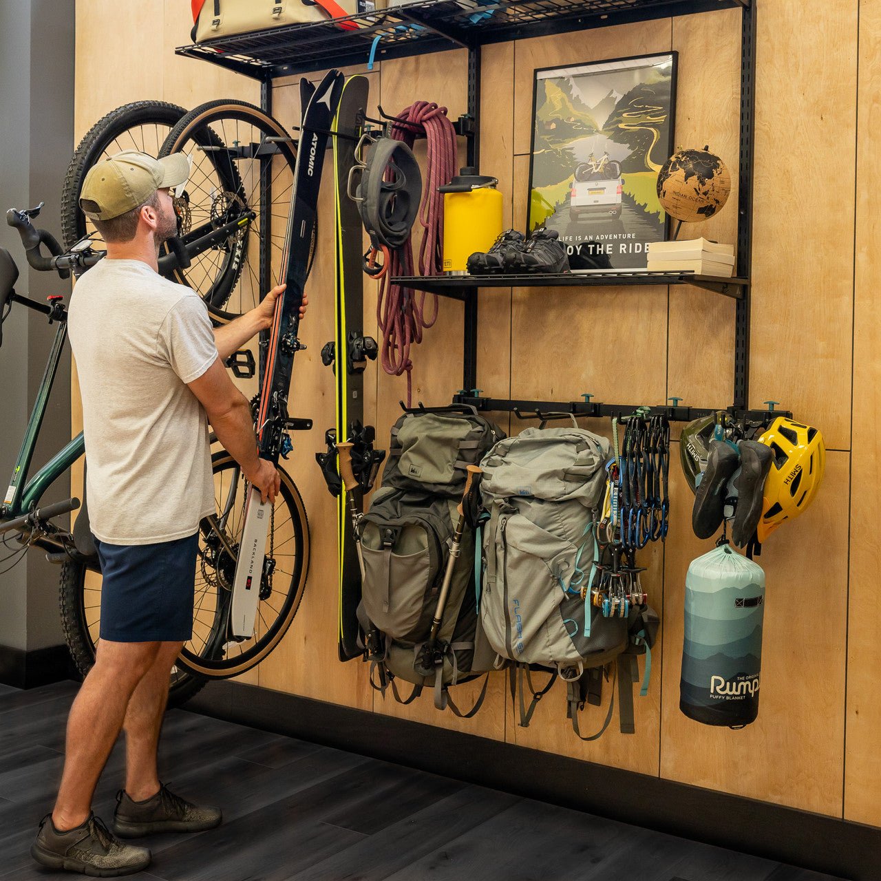G - Adventure Pro | Adjustable Wall Storage System | Holds 500 lbs - Garage Rebel