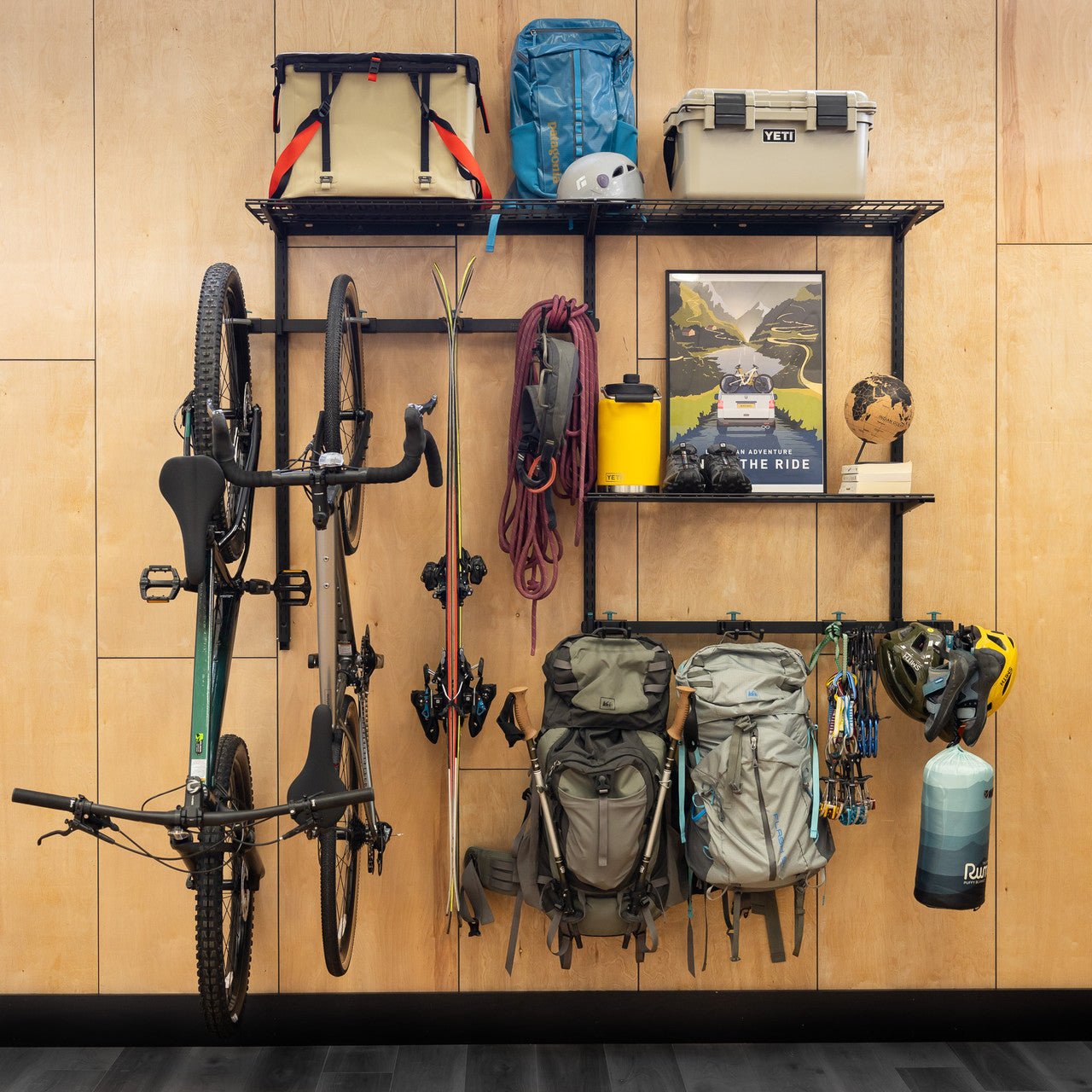 G - Adventure Pro | Adjustable Wall Storage System | Holds 500 lbs - Garage Rebel