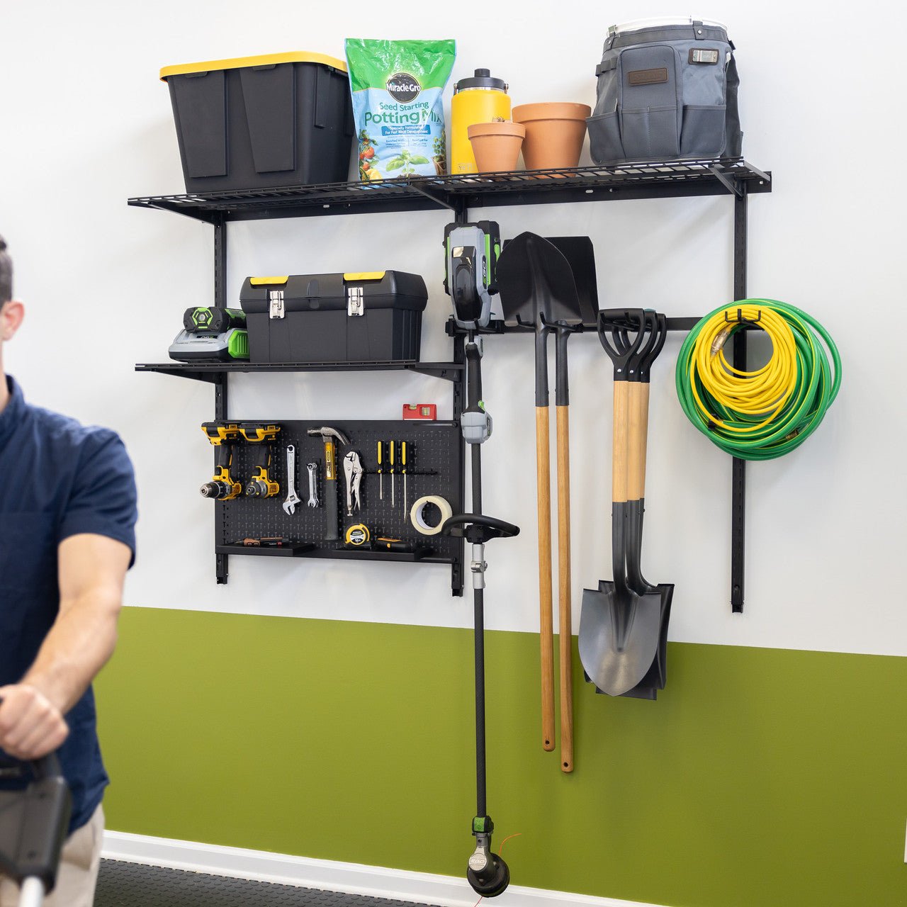 G - Tool Pro | Adjustable Wall Storage System | Holds 500 lbs - Garage Rebel
