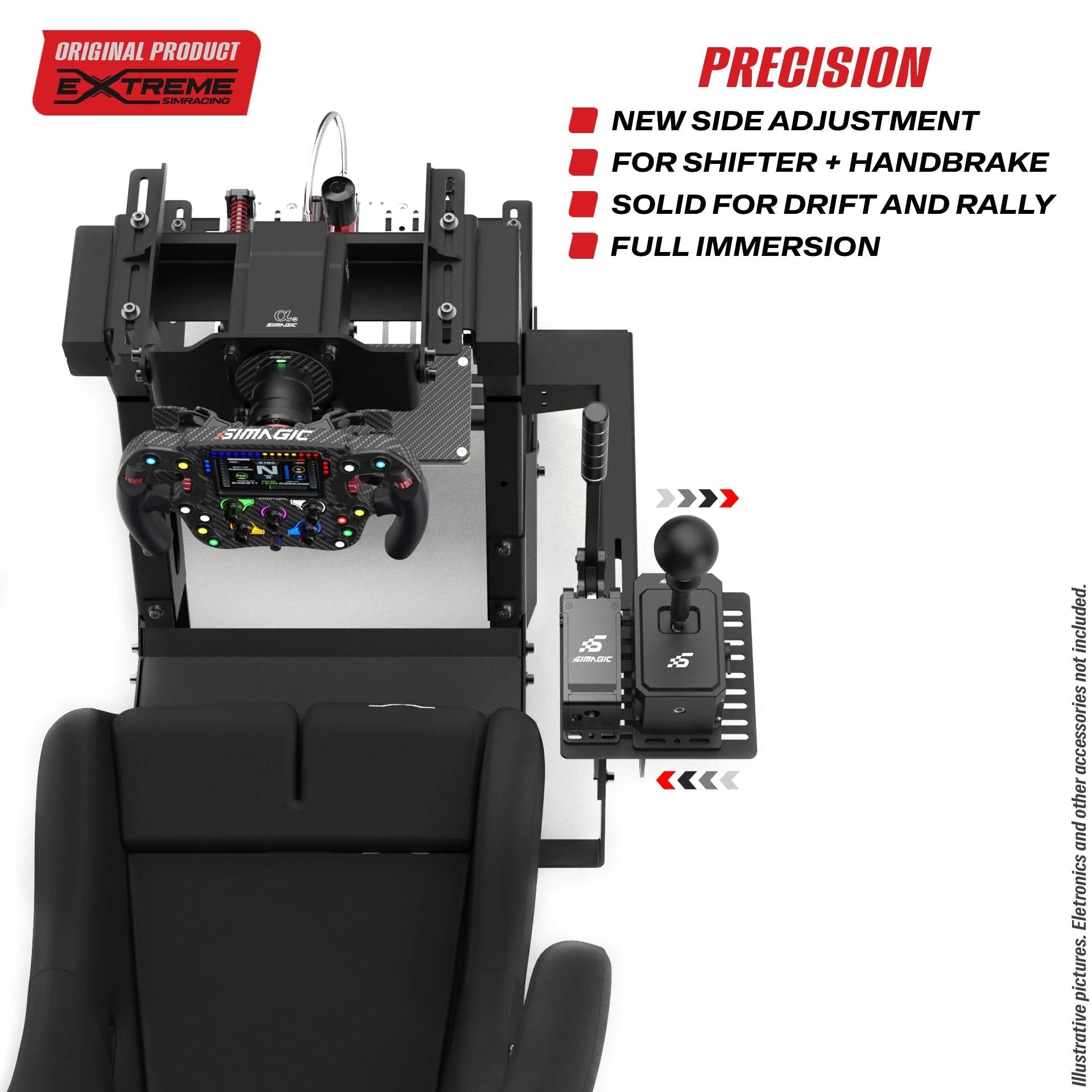 GEAR SHIFTER / HANDBRAKE MOUNT FOR CHASSIS 4.0 - Garage Rebel