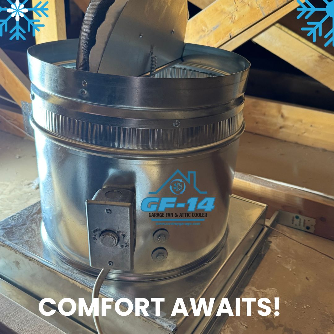 GF - 14 Garage Fan and Attic Cooler - Garage Rebel
