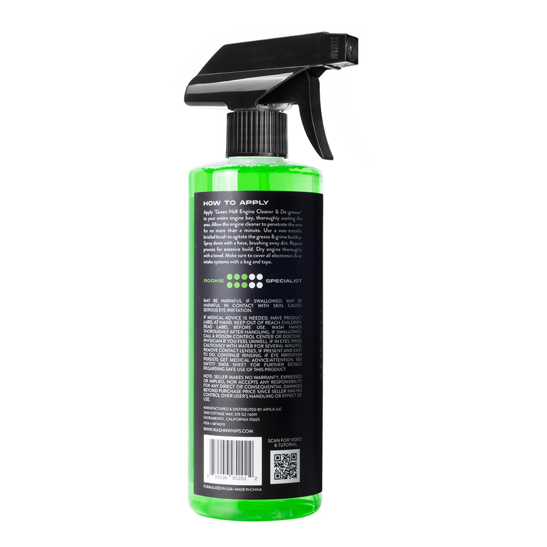 Green Hell Engine Cleaner & Degreaser - Garage Rebel