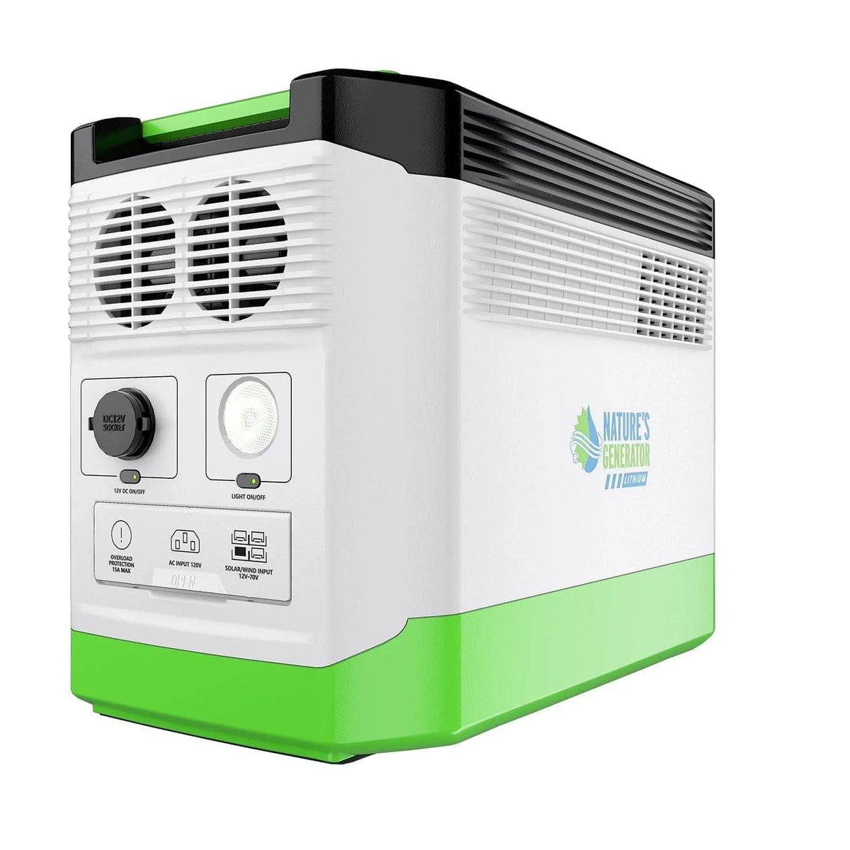 High Capacity Lithium 1800 Solar Generator and Transfer Switch - Garage Rebel