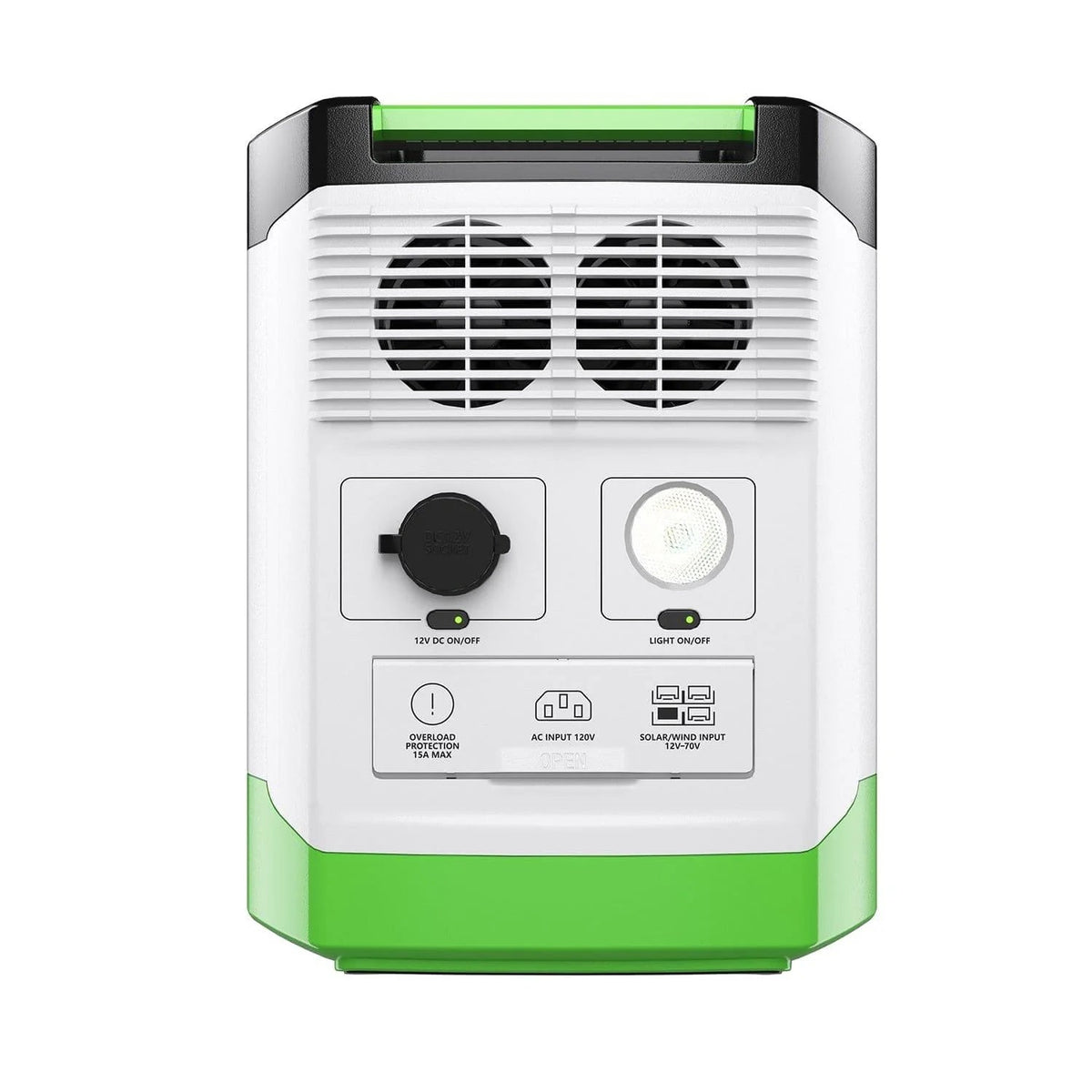 High Capacity Lithium 1800 Solar Generator and Transfer Switch - Garage Rebel