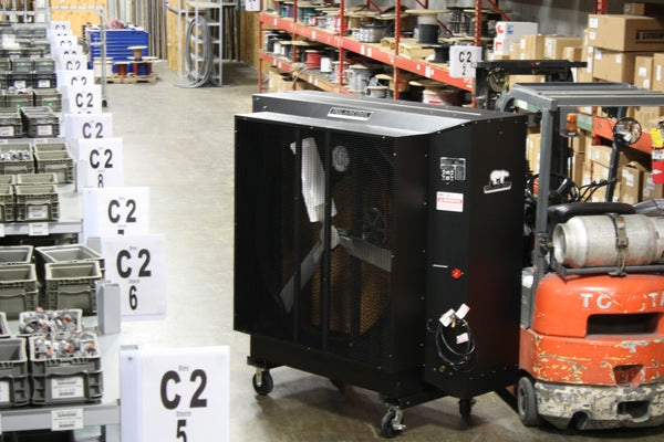 Evaporative Fan - 48" Belt Drive (120v) - Powder Coated (Cools 4,000 Sq. Ft.)