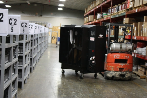 Evaporative Fan - 48" Belt Drive (120v) - Powder Coated (Cools 4,000 Sq. Ft.)