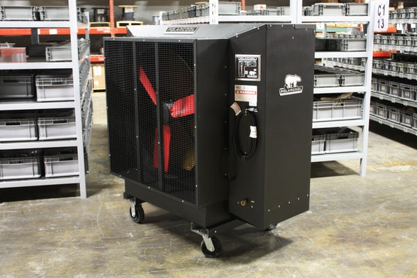 Evaporative Fan: 36" Direct Drive Variable Speed Powder Coated (Cools 3,000 Sq.Ft.)