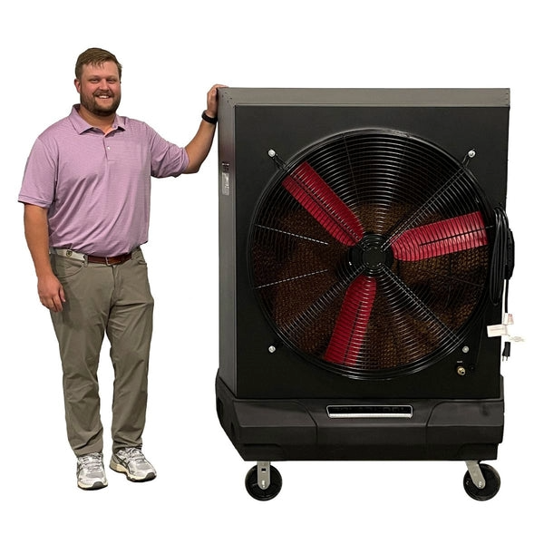 Evaporative Fan Pro: 36" Direct Drive Variable Speed - Powder Coated (Cools 3,200 Sq. Ft.)