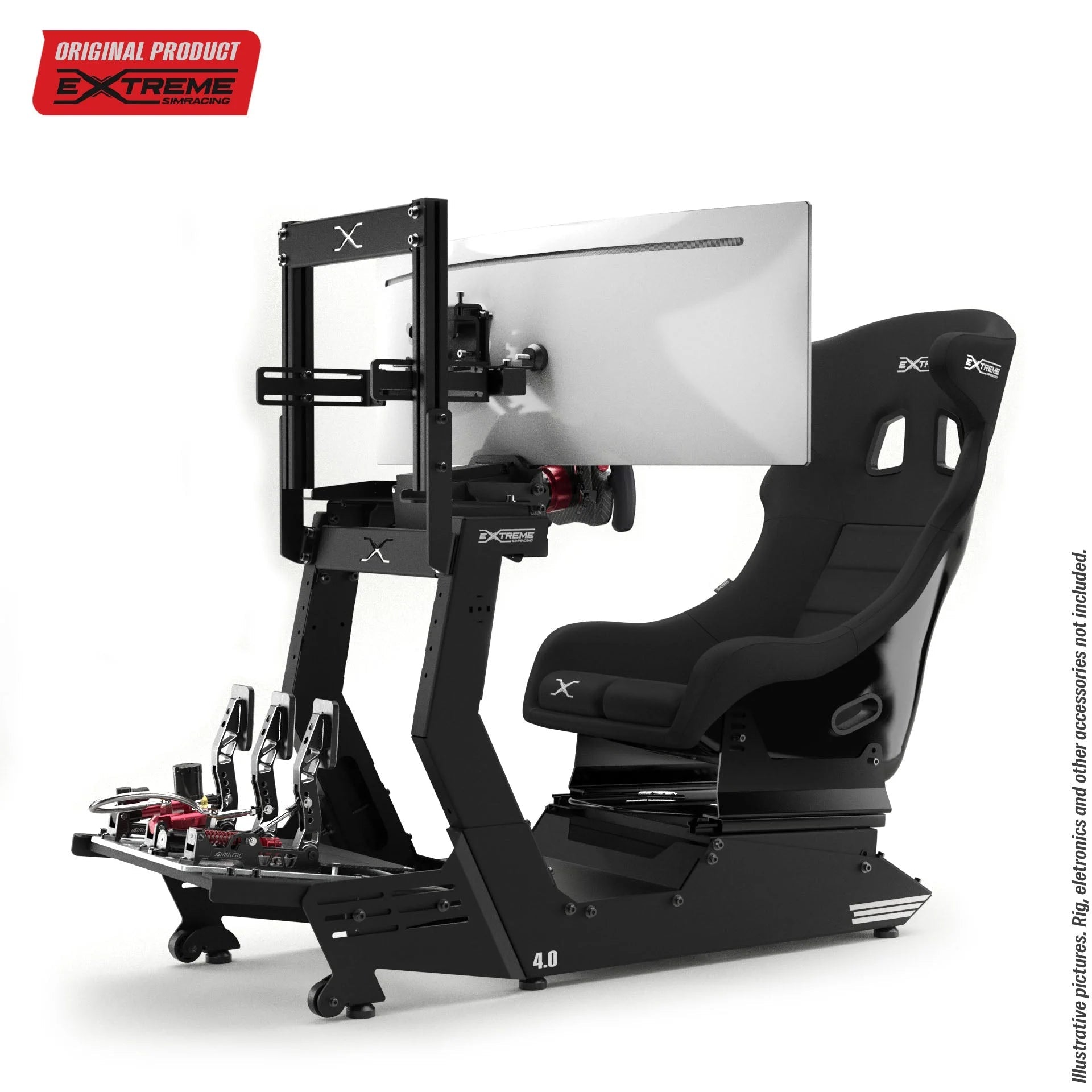 INTEGRATED TV STAND FOR CHASSIS 4.0 - Garage Rebel