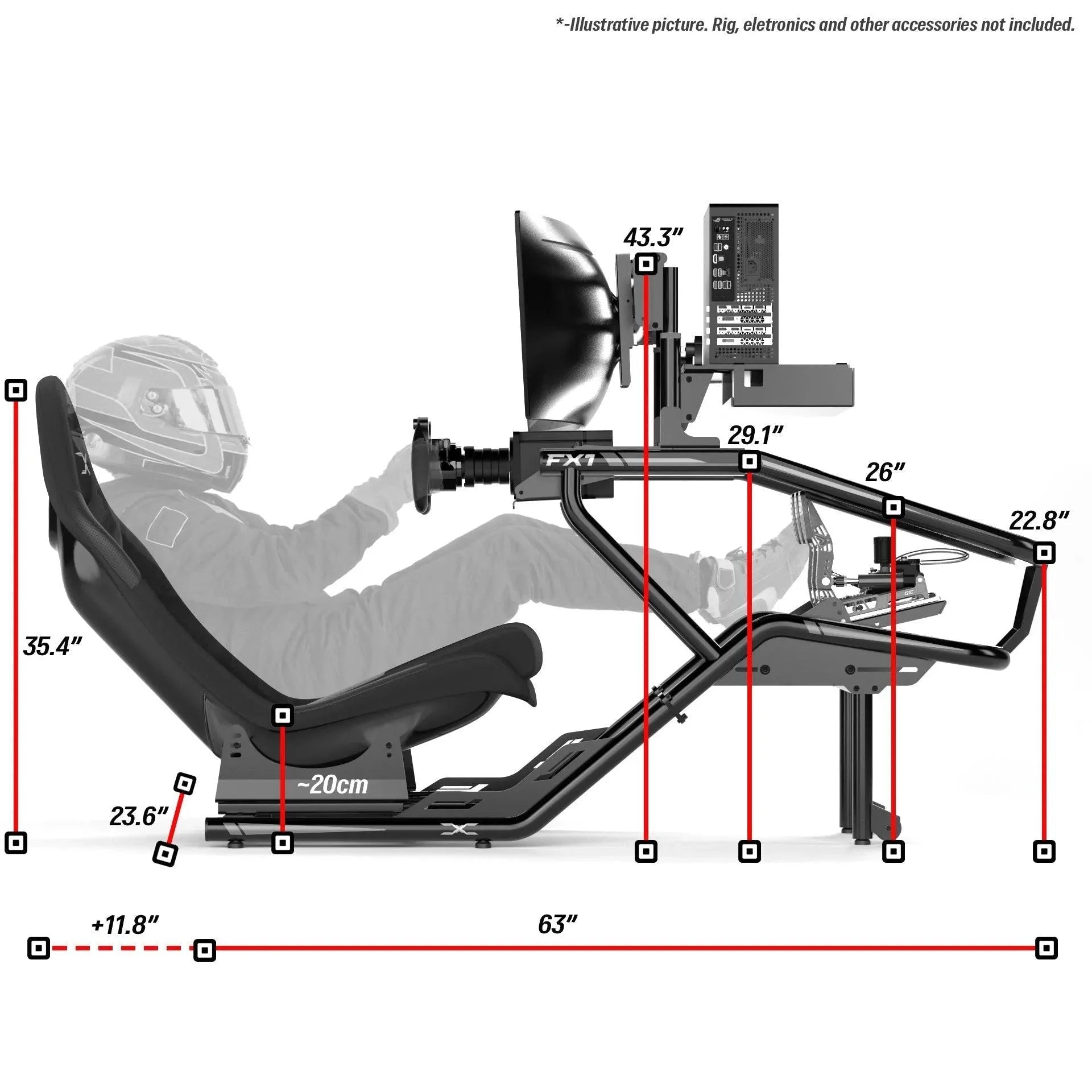 INTEGRATED TV STAND FX1 - Garage Rebel