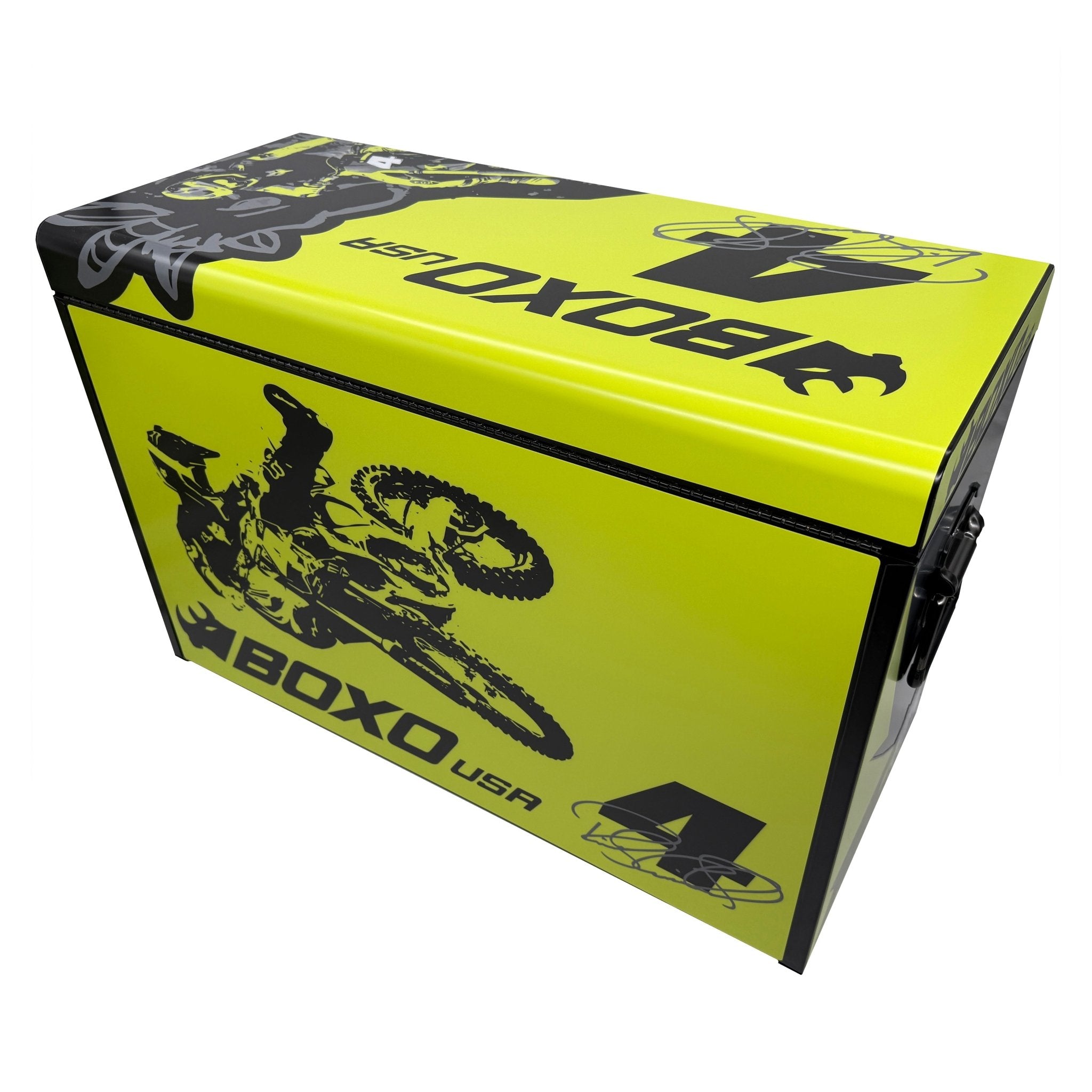 MotoBox | New Ricky Carmichael 26" 5 - Drawer Portable Tool Box with 103 - Piece Metric Motorcycle Tool Set - Garage Rebel