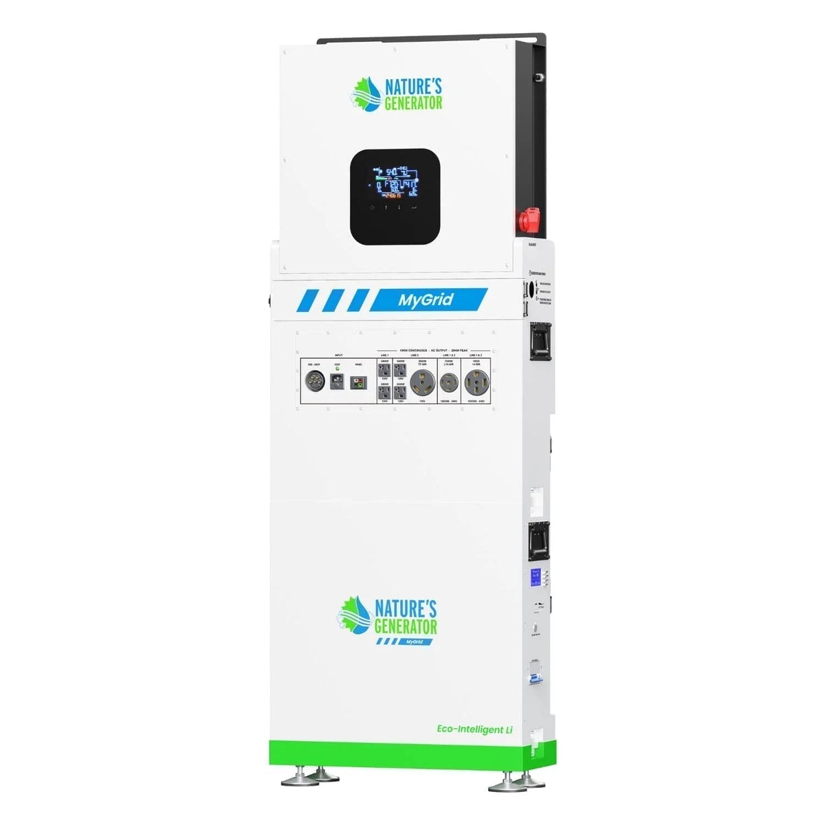 MyGrid 10K with Transfer Switch for House Battery Backup - Garage Rebel