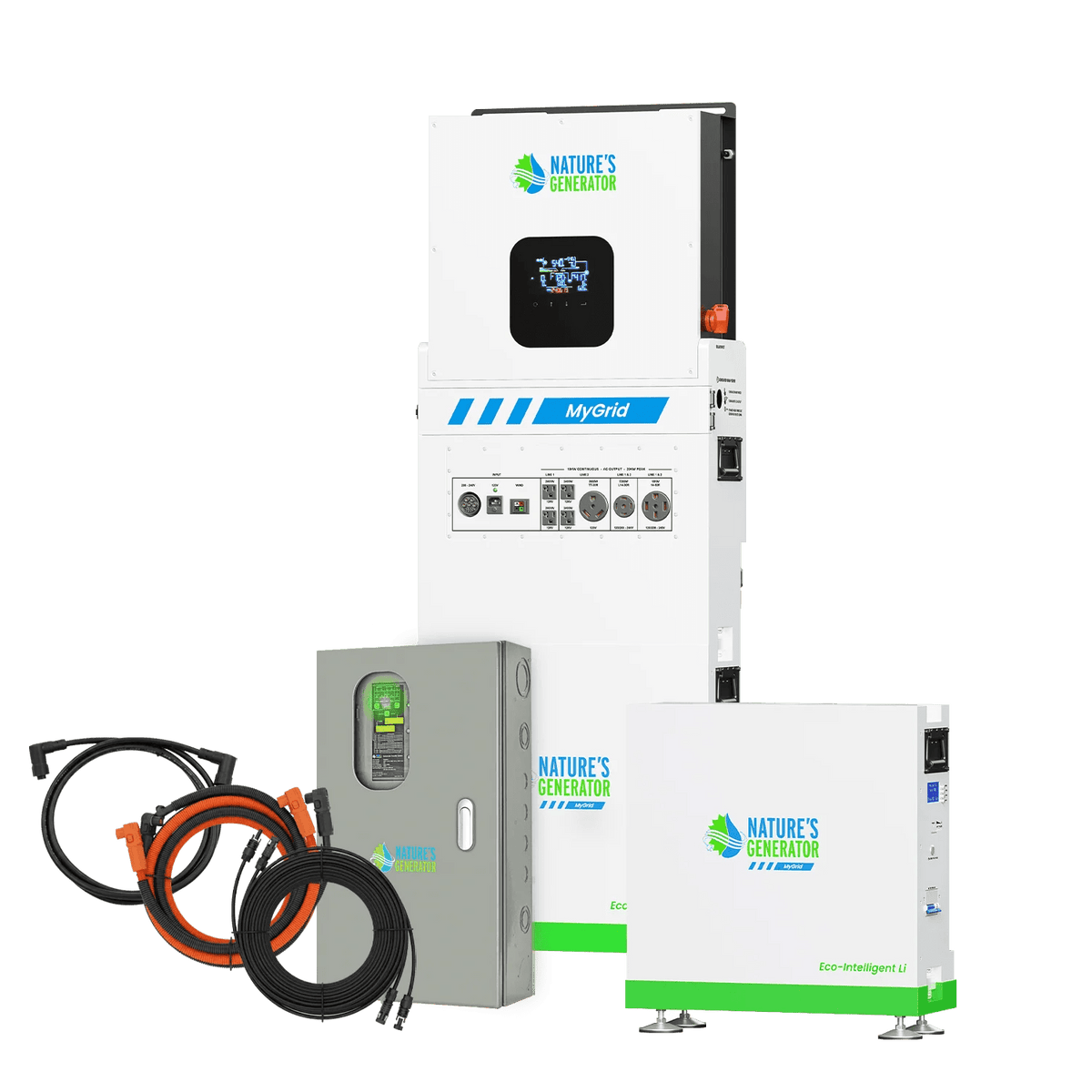 MyGrid 10K with Transfer Switch for House Battery Backup - Garage Rebel