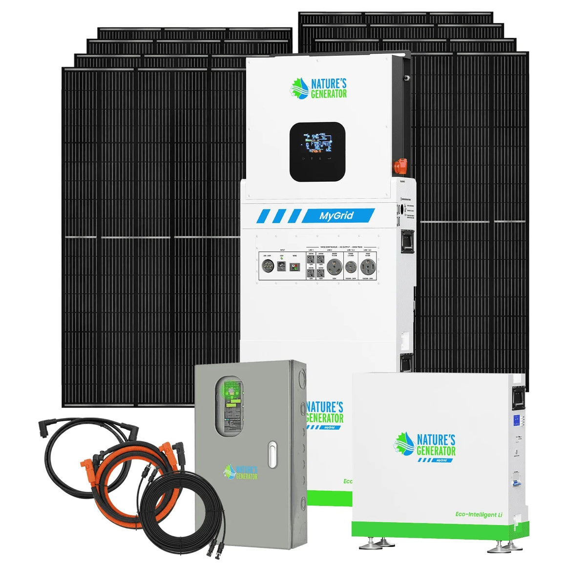 MyGrid 10K with Transfer Switch for House Battery Backup - Garage Rebel