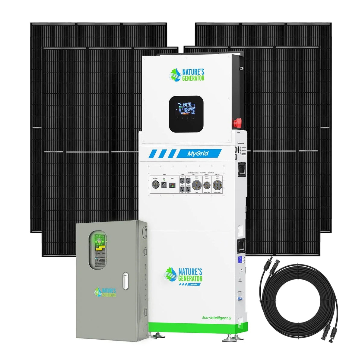 MyGrid 10K with Transfer Switch for House Battery Backup - Garage Rebel