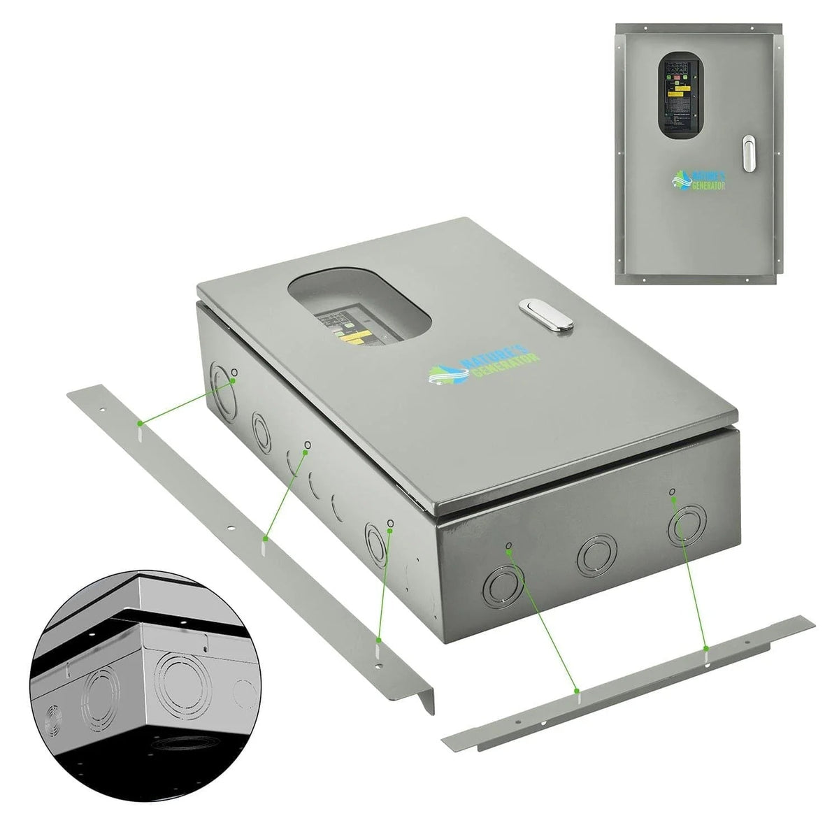 Nature's Generator 30A Automatic Transfer Switch Flush Mount - Garage Rebel