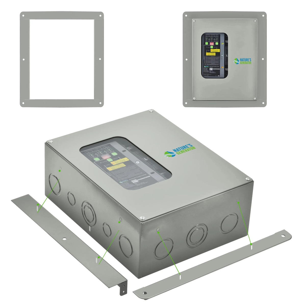 Nature's Generator 50A Compact Automatic Transfer Switch Flush Mount - Garage Rebel