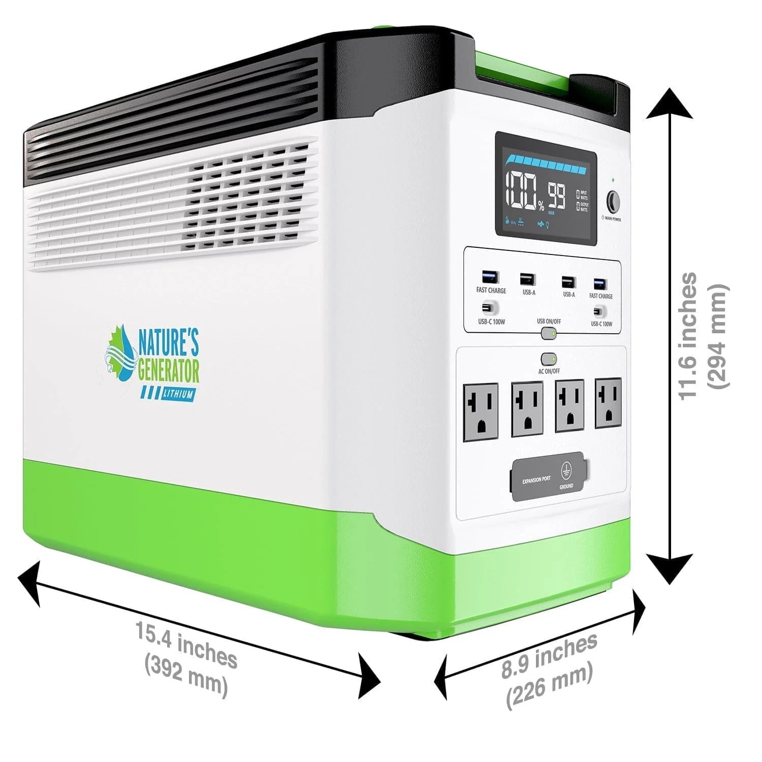 High Capacity Lithium 1800 Solar Generator