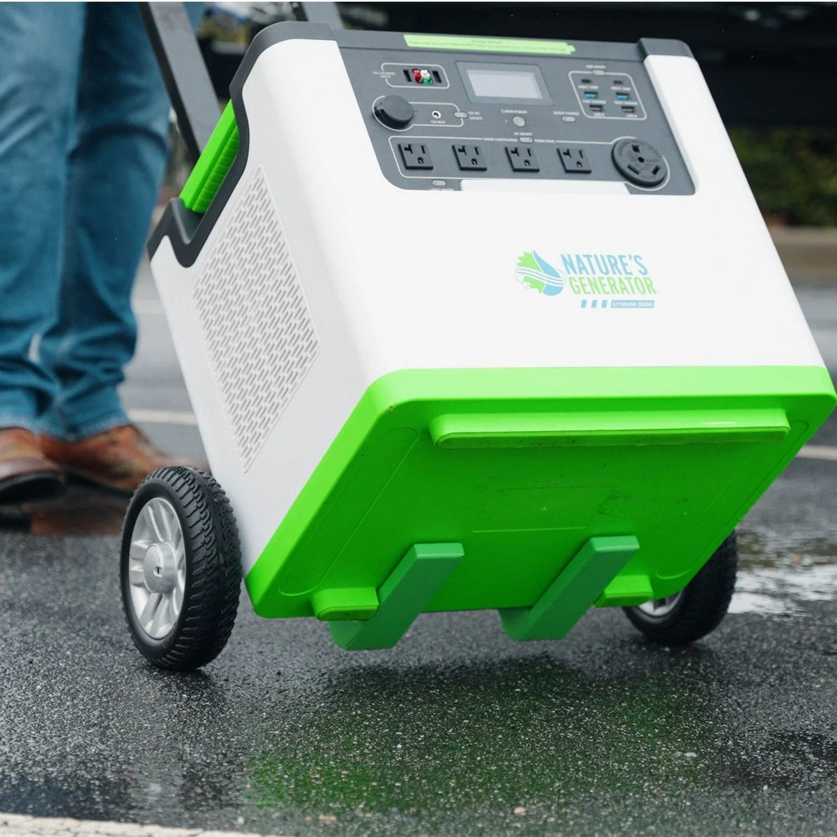 Nature's Generator Lithium 3600 / 6000 Heavy Duty Cart - Garage Rebel