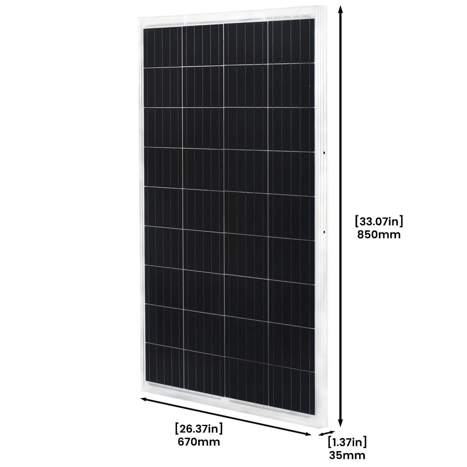 100W Rigid Solar Panels