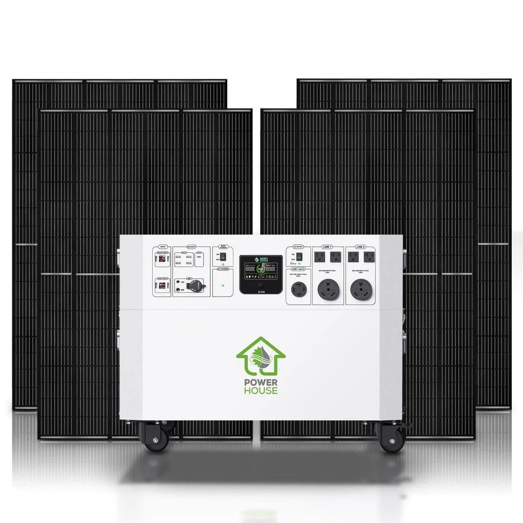 Nature’s Generator Powerhouse with Solar Panel