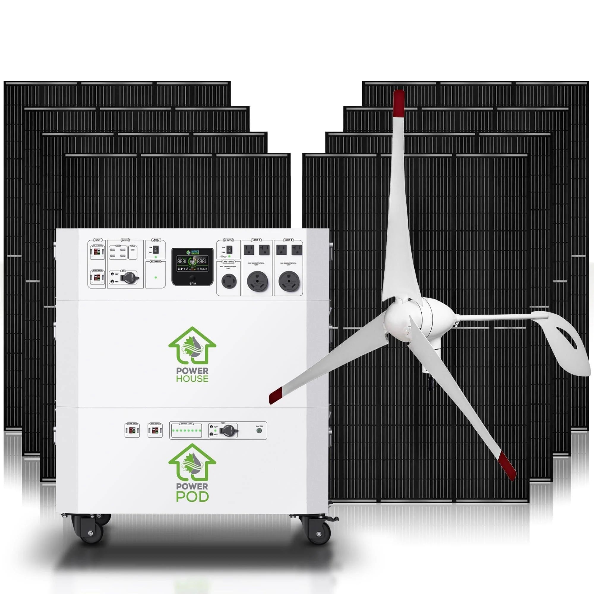 Nature’s Generator Powerhouse Solar and Wind Generator