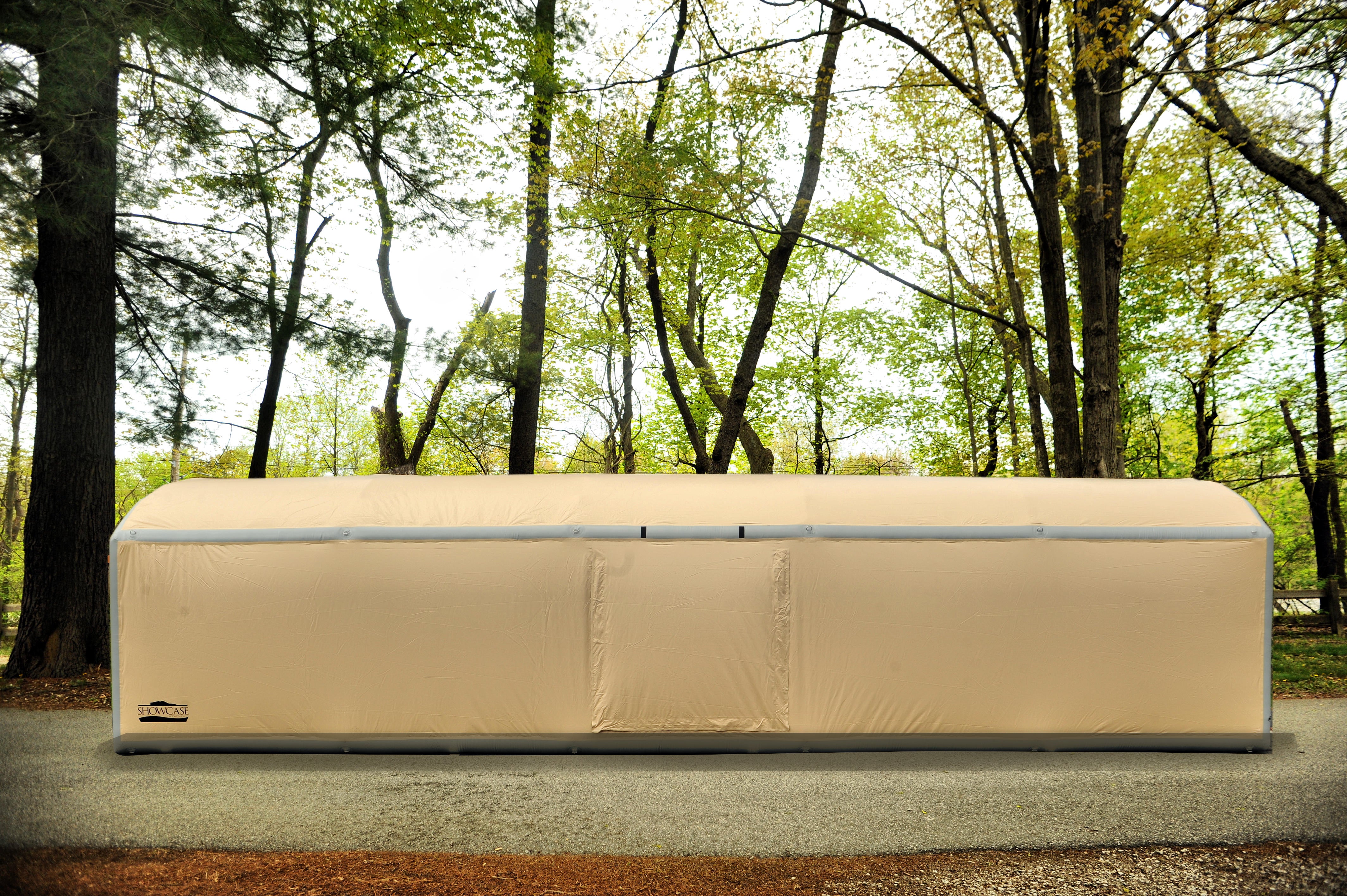 36' Arch Roof 9' High Outdoor Showcase (36x10x7' with 9' Arch) (84" Drive In Height & 96" Drive In Height) BACKORDER ETA 9-30