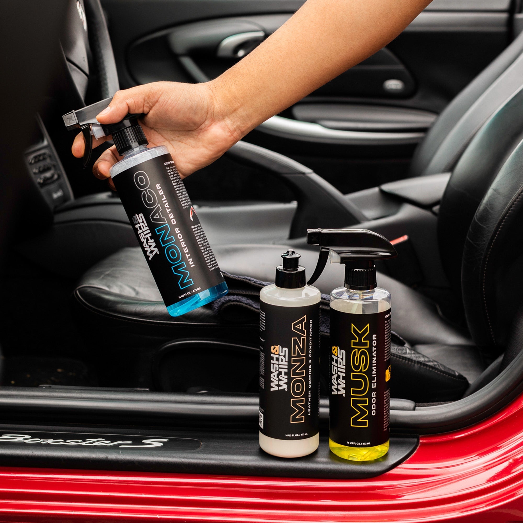Quick Detailing Pro Kit for Auto Detailing - 16-Piece Complete Car Care Set - Garage Rebel