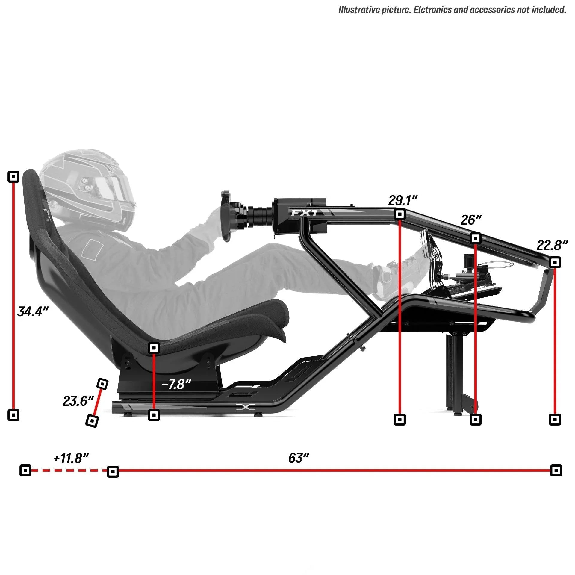 SIM RACING COCKPIT FX1 - FORMULA - Garage Rebel