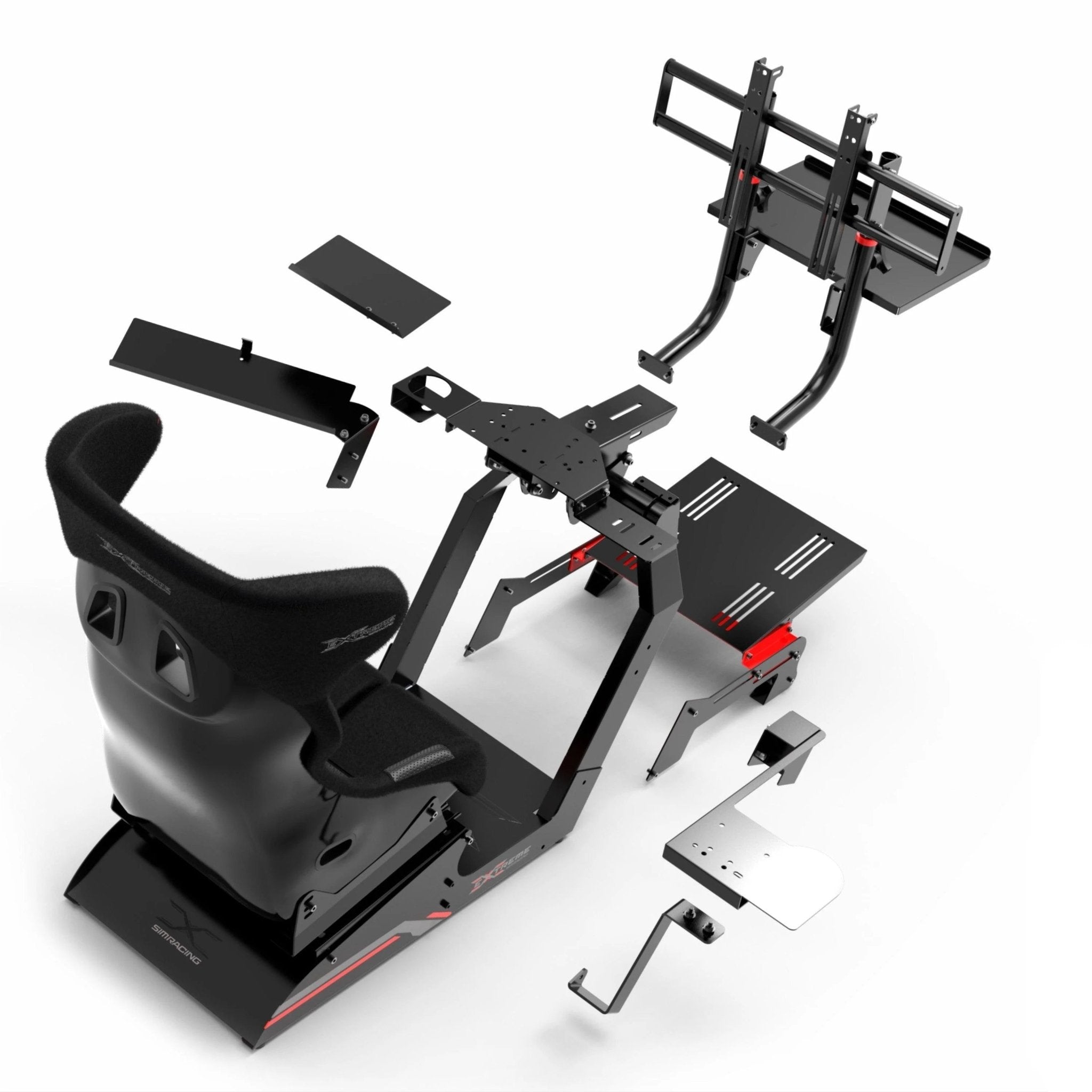 SIM RACING COCKPIT P1 3.0 FULL ACCESSORIES - Garage Rebel