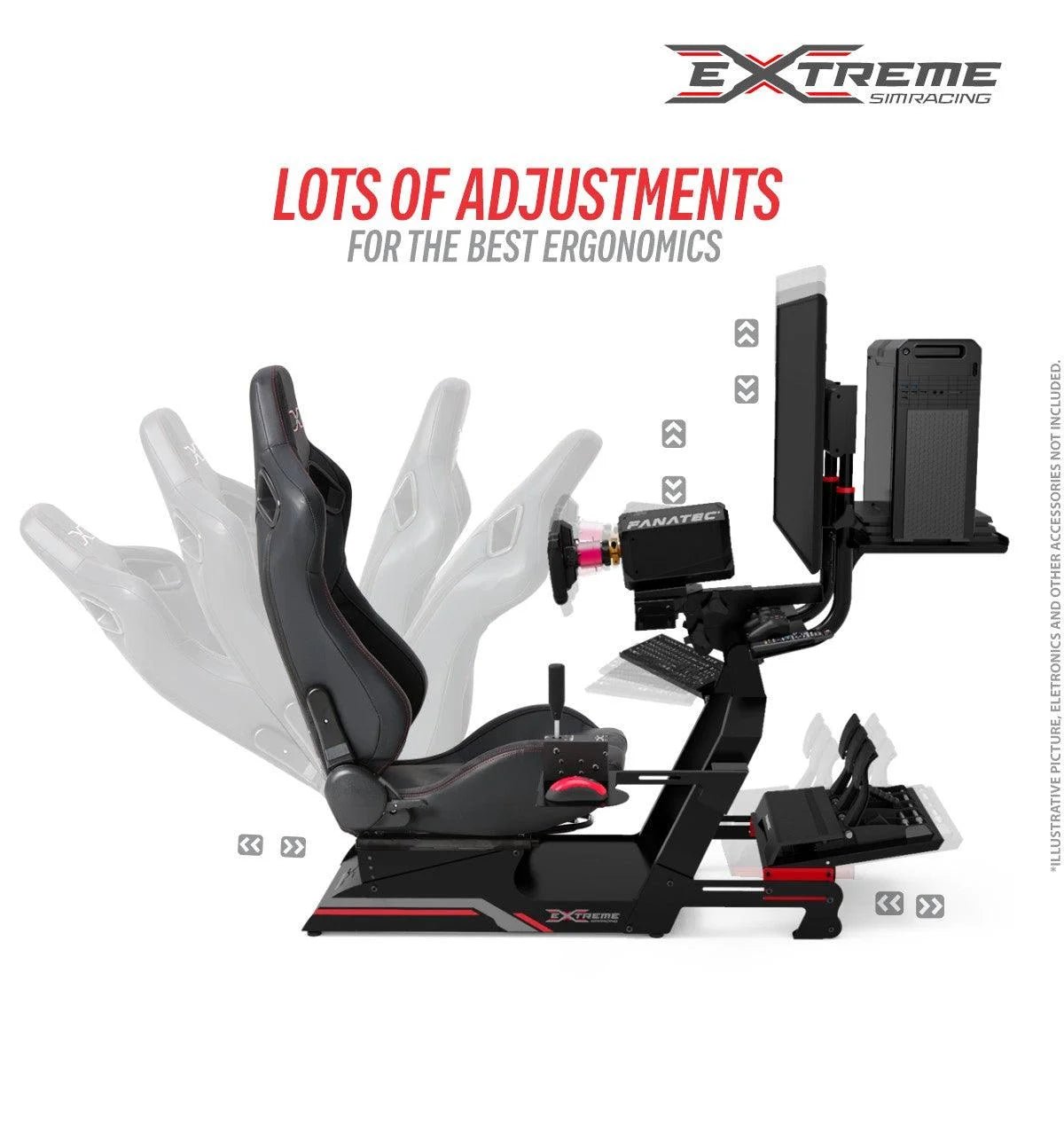 SIM RACING COCKPIT XT PREMIUM 3.0 FULL ACCESSORIES - Garage Rebel