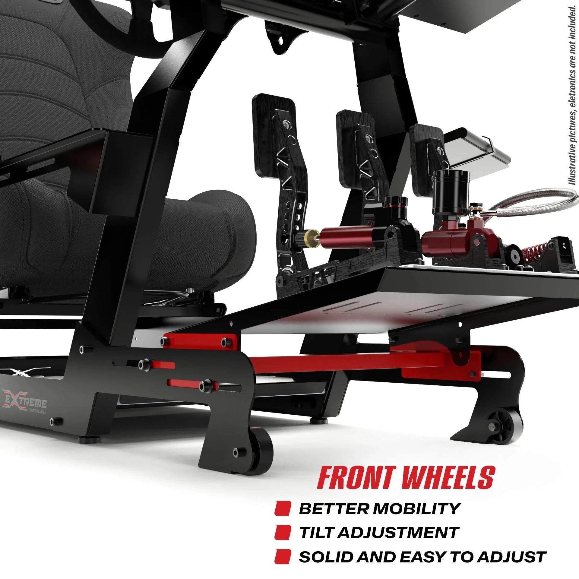 SIM RACING COCKPIT XT PREMIUM LITE 3.0 FULL ACCESSORIES - Garage Rebel
