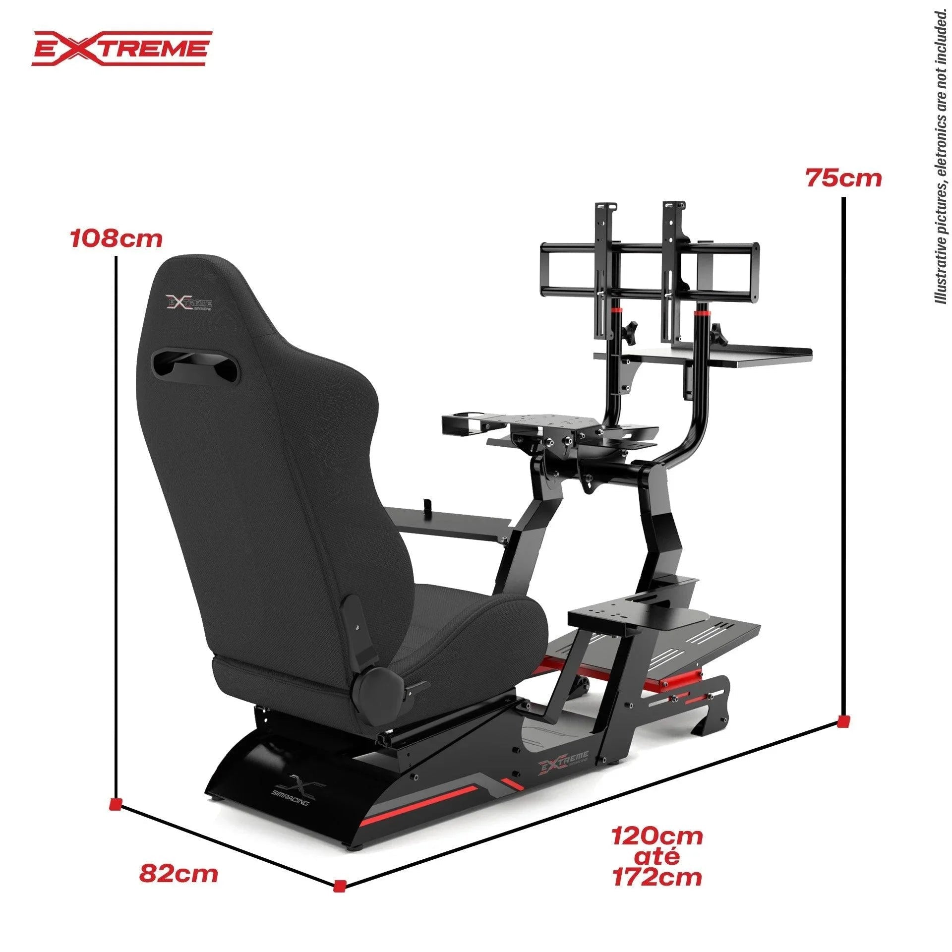 SIM RACING COCKPIT XT PREMIUM LITE 3.0 FULL ACCESSORIES - Garage Rebel