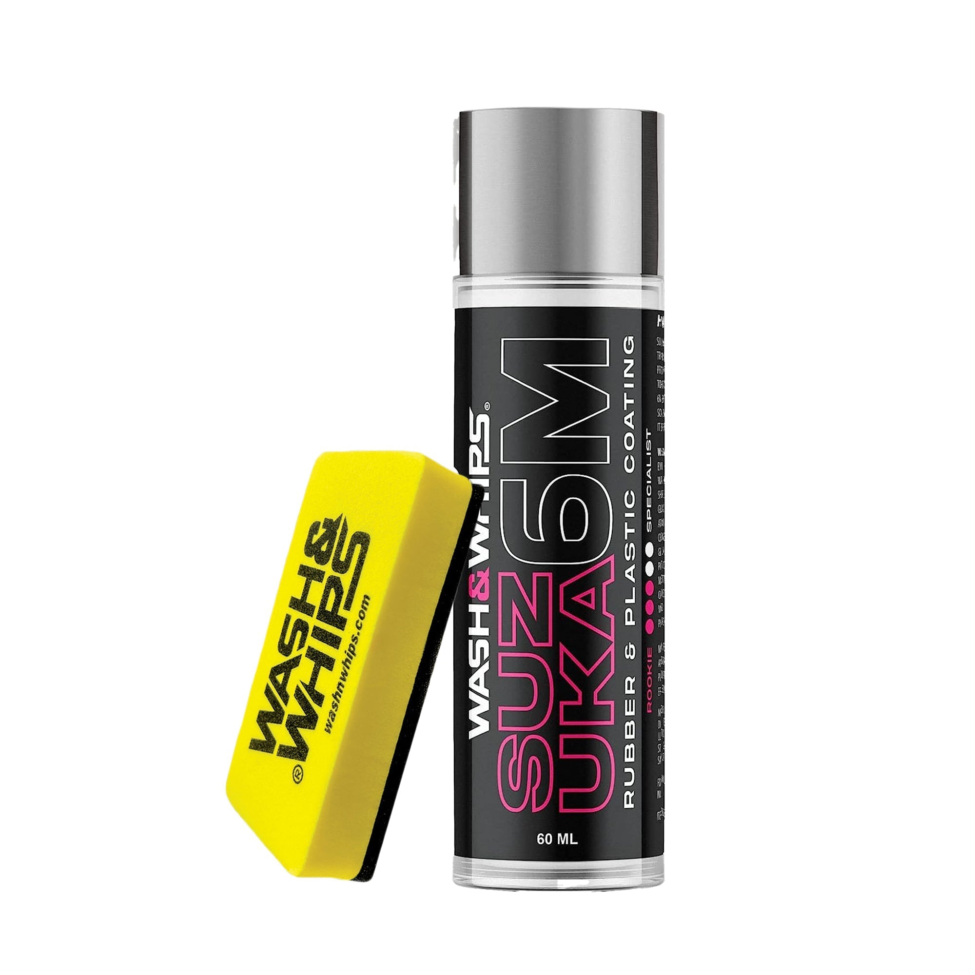 Suzuka 6M Rubber & Plastic Coating [Restores and Brings Back Black]: Concentrated Formula Non-Greasy, 60ml - Garage Rebel