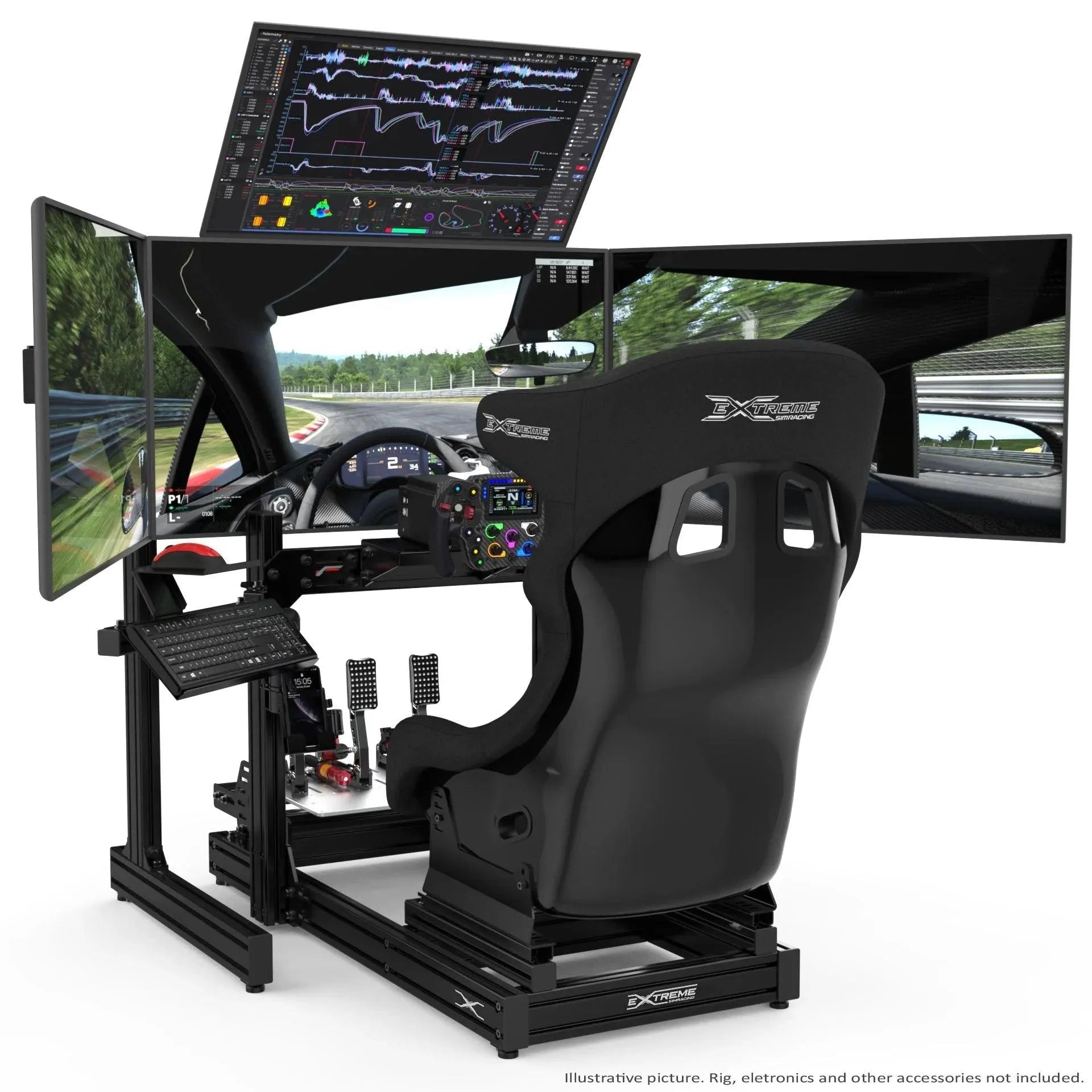 TOP SCREEN ADD-ON FOR ALUMINUM PROFILE TV STAND - Garage Rebel