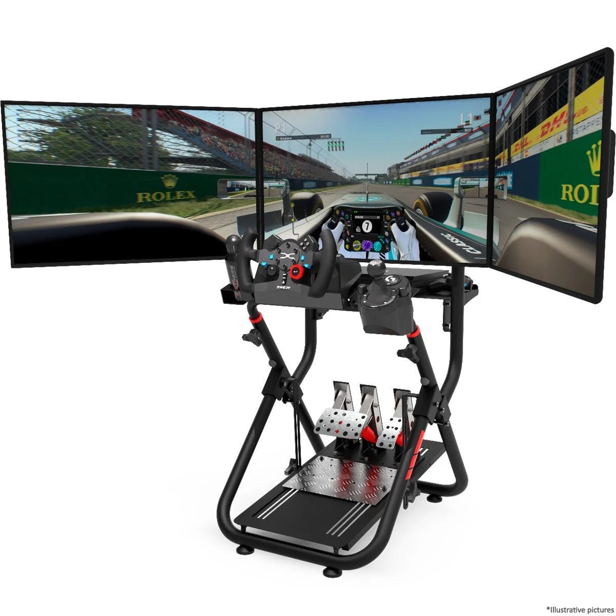 TV STAND TRIPLE SCREEN - FITS SXT V2 MODEL - Garage Rebel