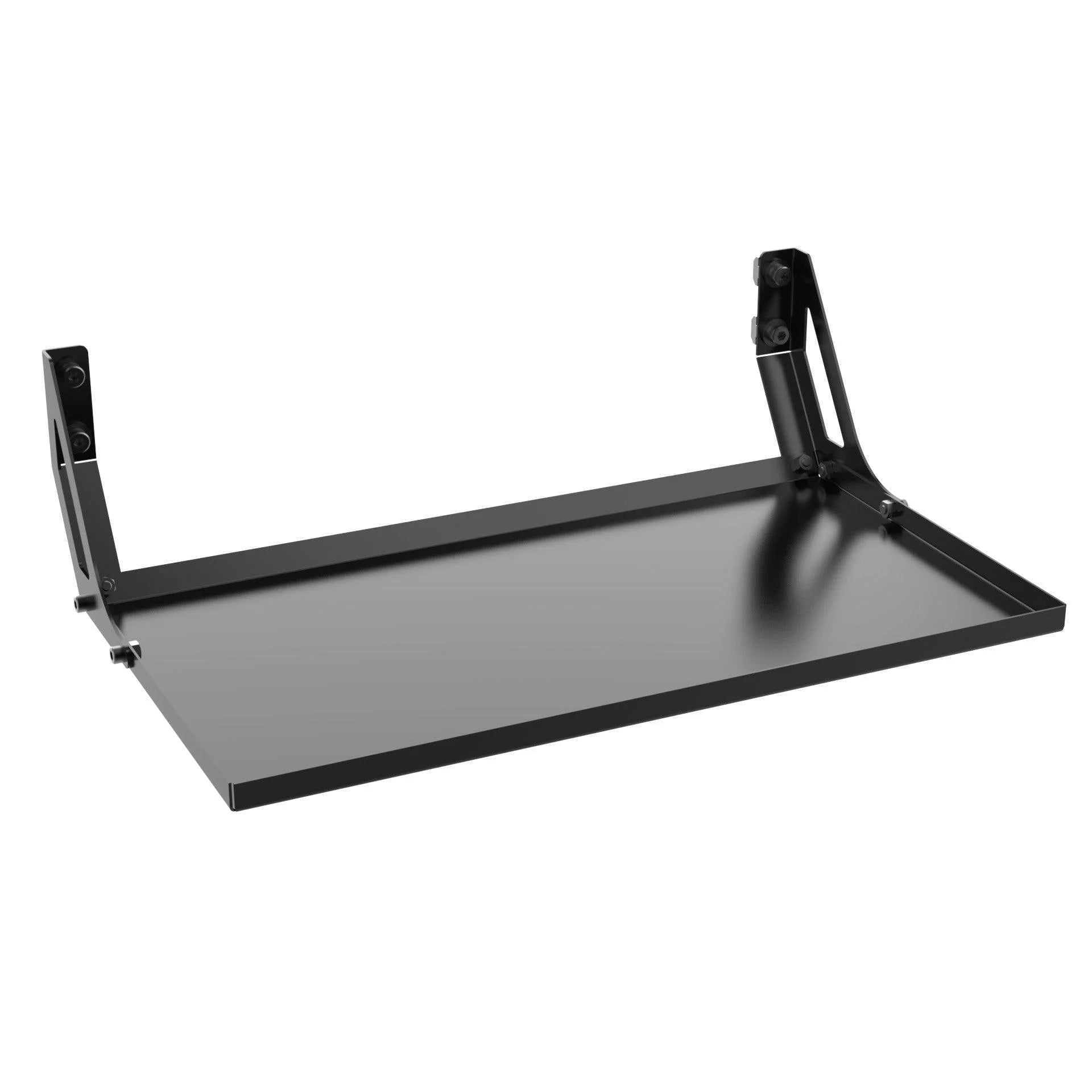 UNIVERSAL PC/DESKTOP REAR TRAY FOR TV STANDS IN ALUMINUM PROFILE - Garage Rebel